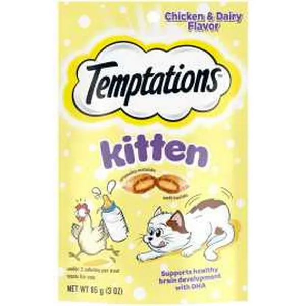 3 oz. Whiskas Temptations Kitten Chicken & Dairy - Treats